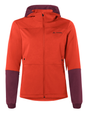 VAUDE Dames Qimsa Hooded Softshell Jas oranje