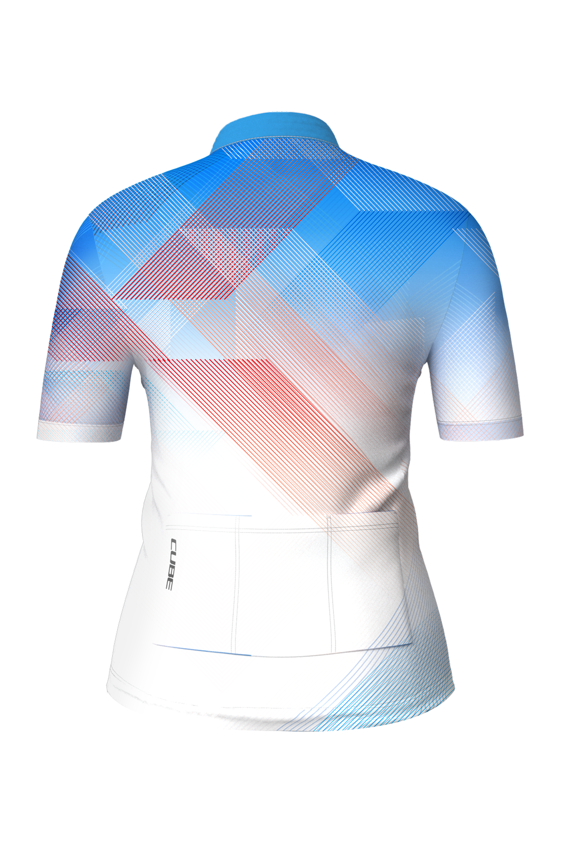 Cube WS Trikot CMPT TEAMLINE korte mouw wit