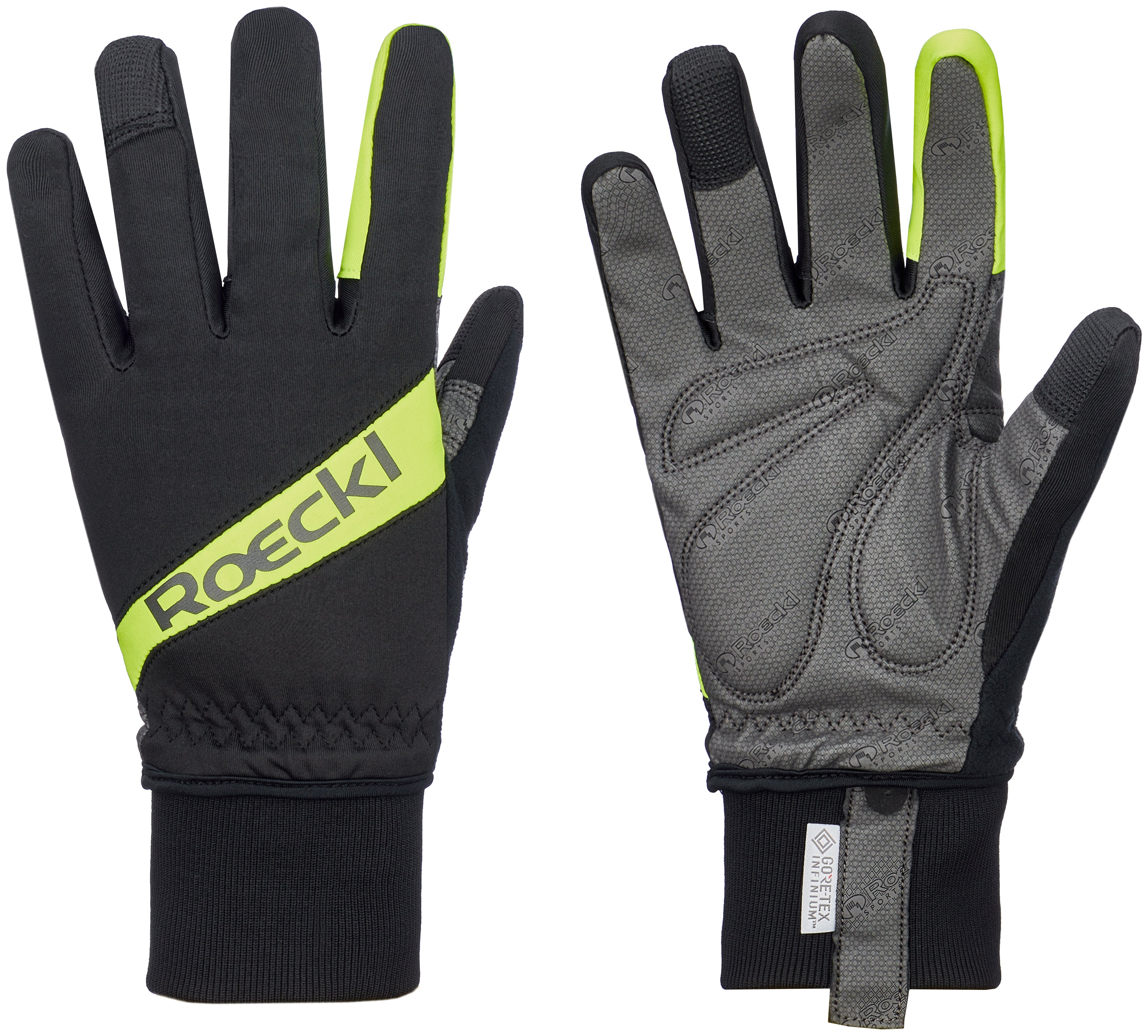 Roeckl Rofan Handschoenen Zwart/geel