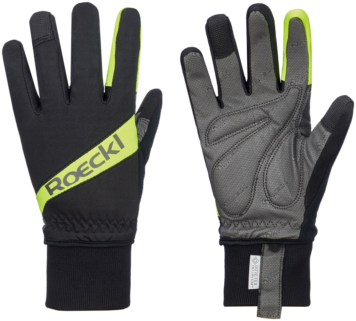 Roeckl Rofan Handschoenen Zwart/geel