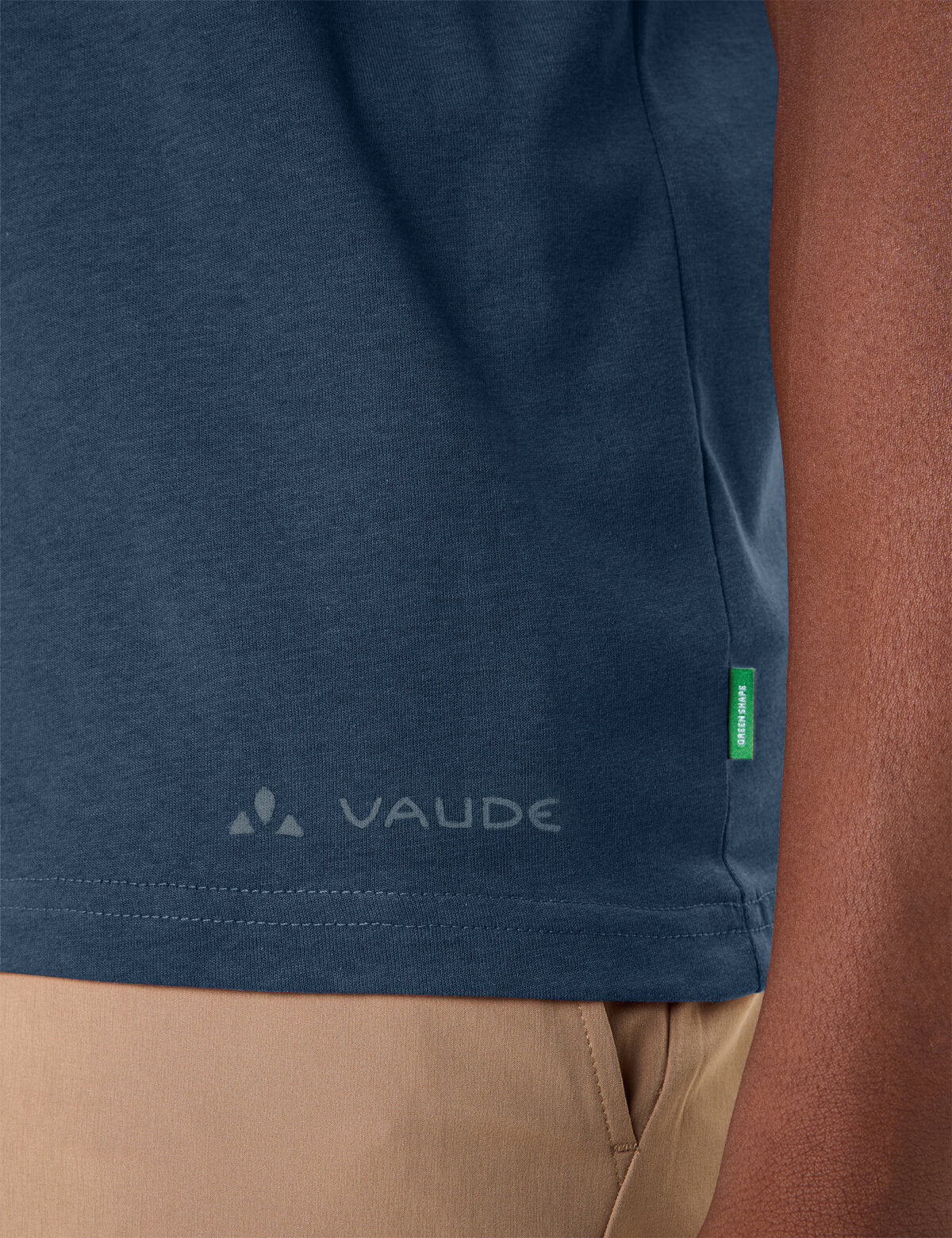 VAUDE Heren Fietsshirt T-shirt V donker zee/donker zee