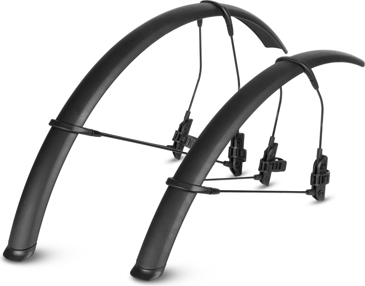 Acid spatbordset RACE zwart