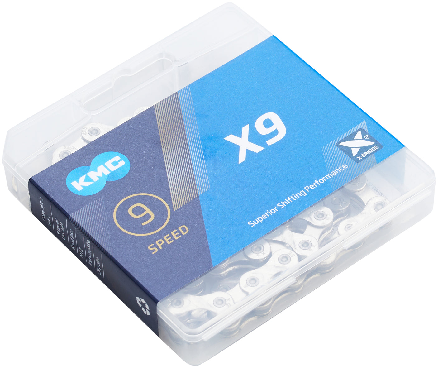 KMC X9 Kette 9-fach silber