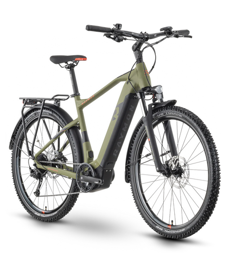 Raymon CrossRay E 5.0 Herenpantser / zwart / felrood mat