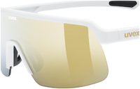 uvex Dyrt fietsbril Wit Mat / Mirror Goud