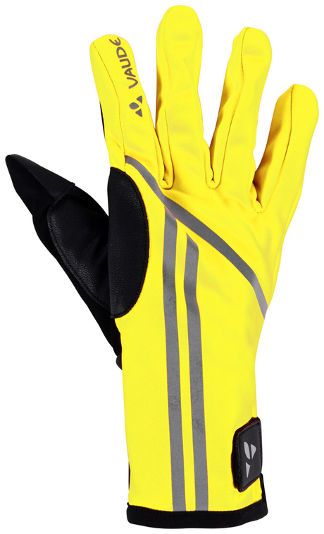 Vaude Posta Warm Handschoenen neon geel