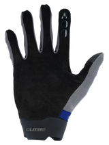 Cube Handschoenen Gravity lange vingers X Actionteam blauw