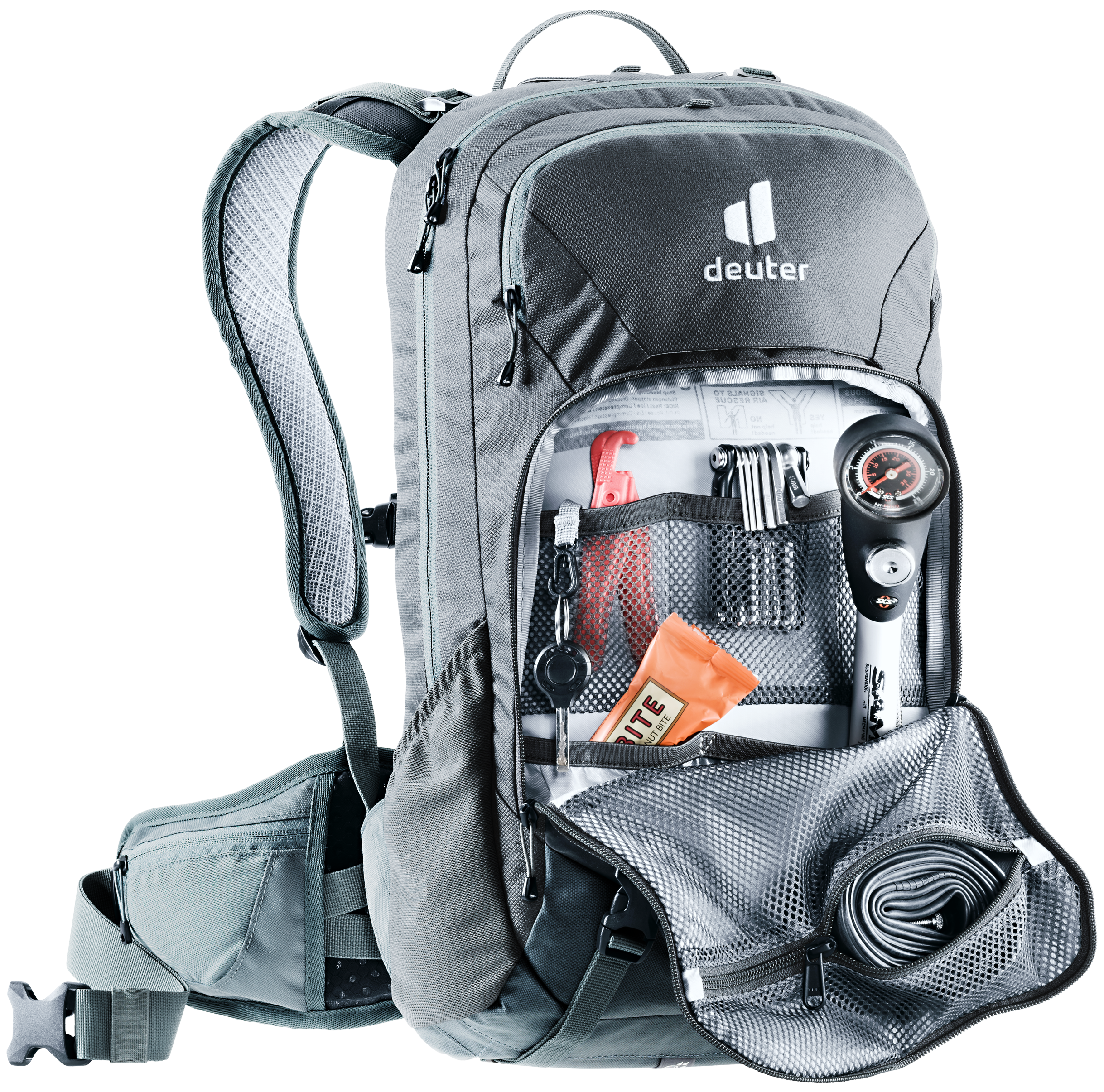 deuter Attack 16 fietsrugzak grijs