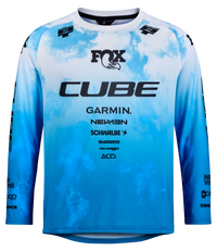 Cube ROOKIE X Actionteam lange mouw | kinder fietsjersey lange mouw | topas blauw – aktuelle Variante