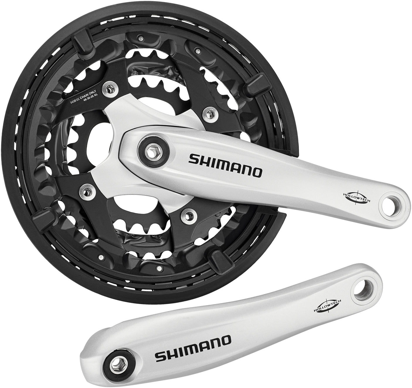 Shimano Trekking FC-T521 Octalink Kurbelgarnitur 3x10-fach 48-36-26 Zähne silber