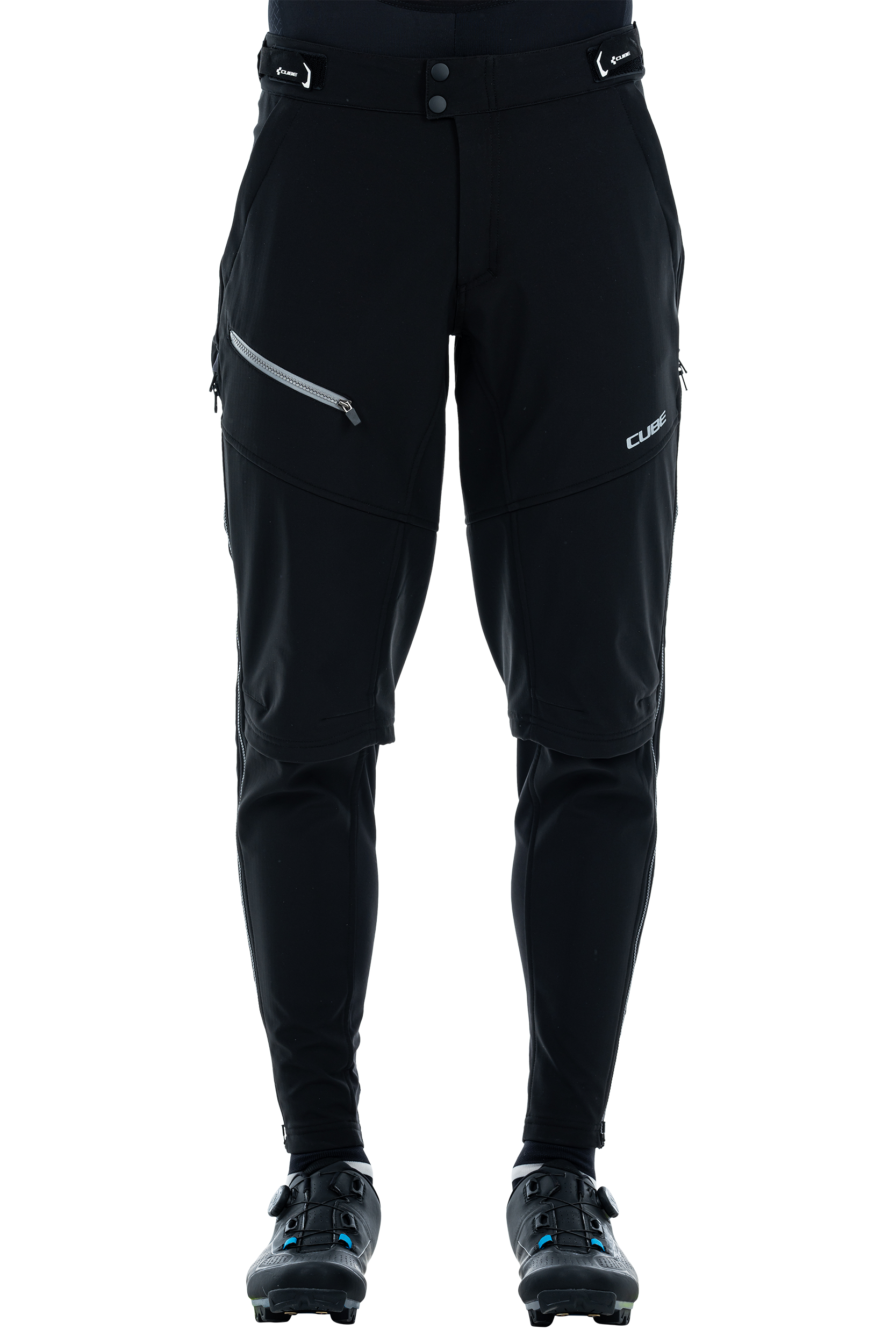 CUBE BLACKLINE softshellbroek lang 365