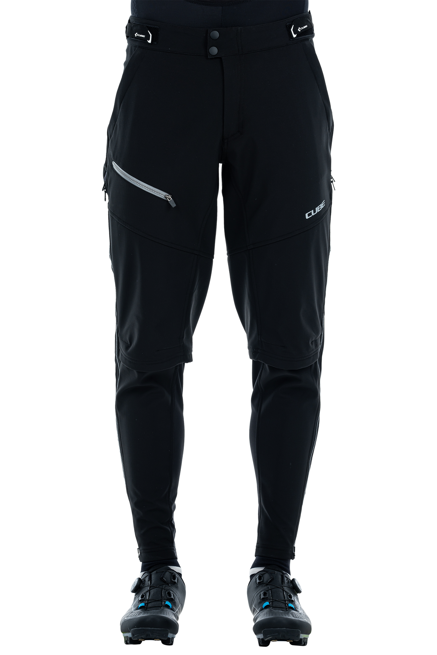 CUBE BLACKLINE softshellbroek lang 365