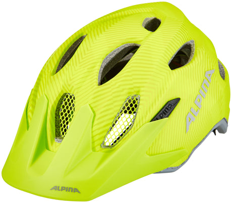 Alpina Carapax Flash Helm Jeugd geel