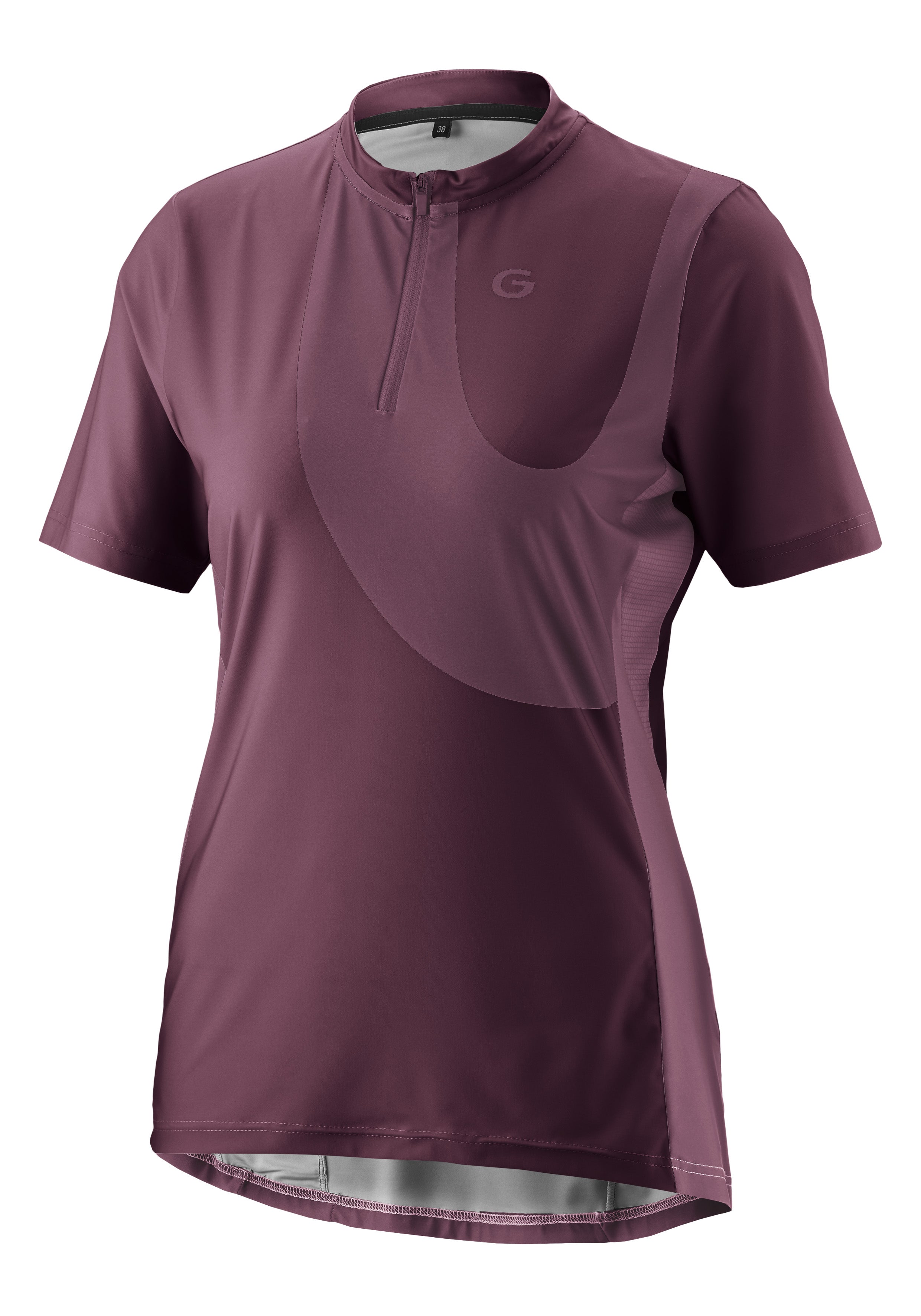 Gonso Adventure Jersey Halfzip Dames rijke aarde