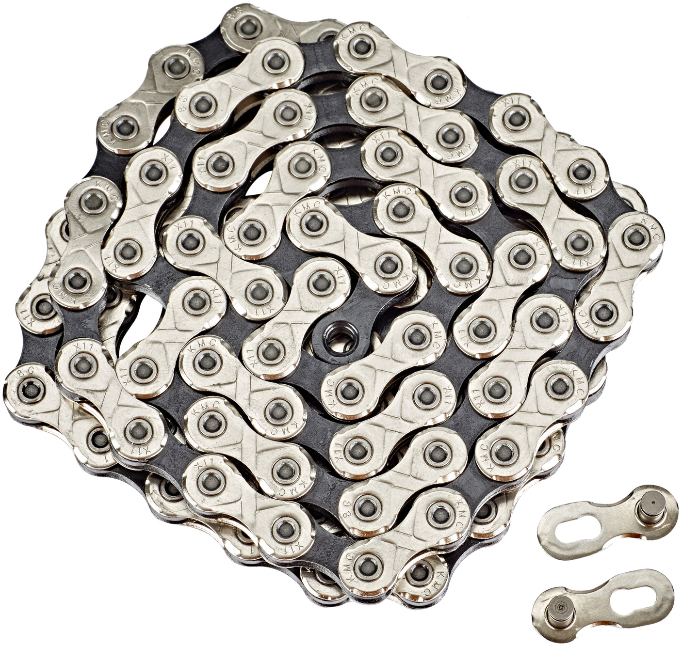 KMC X11 Kette 11-fach silber/schwarz