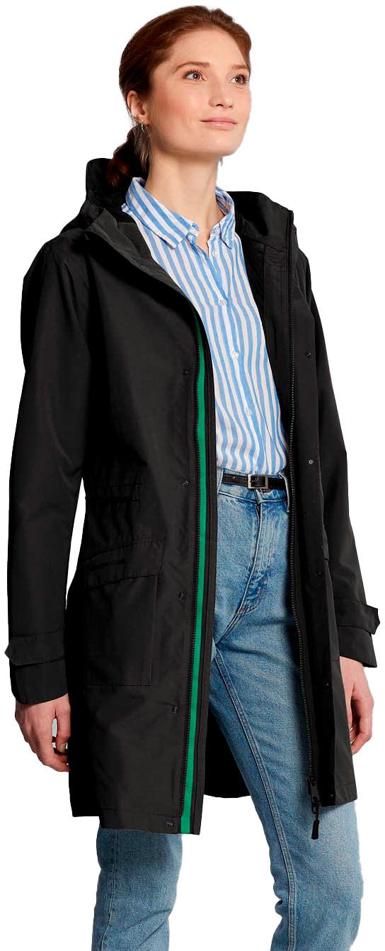 Basil Mosse regenparka dames zwart