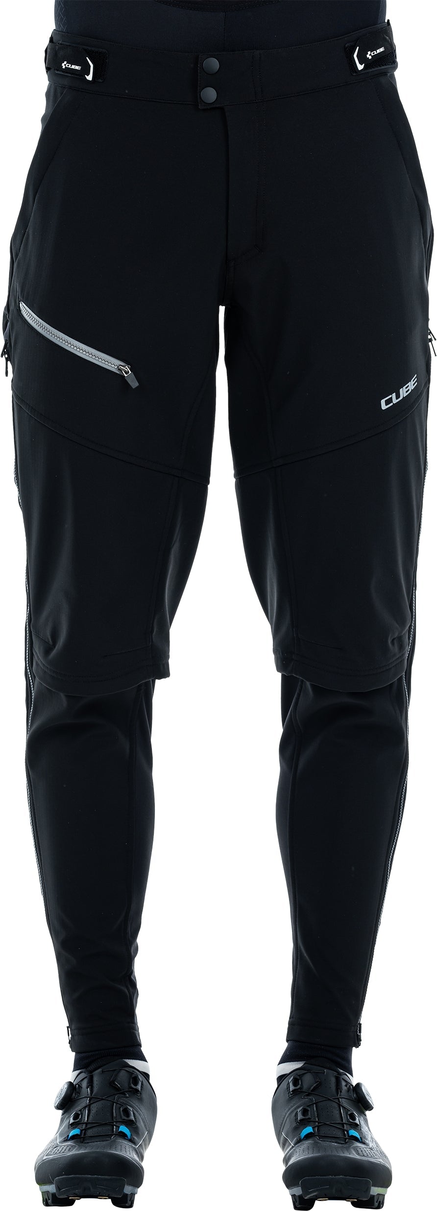CUBE BLACKLINE softshellbroek lang 365