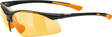 uvex Sportstyle 223 fietsbril Zwart-Oranje / Lightmirror Oranje