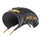 Continental Trinotal Trail Rapid vouw 28" vouwband zwart / transparante huid