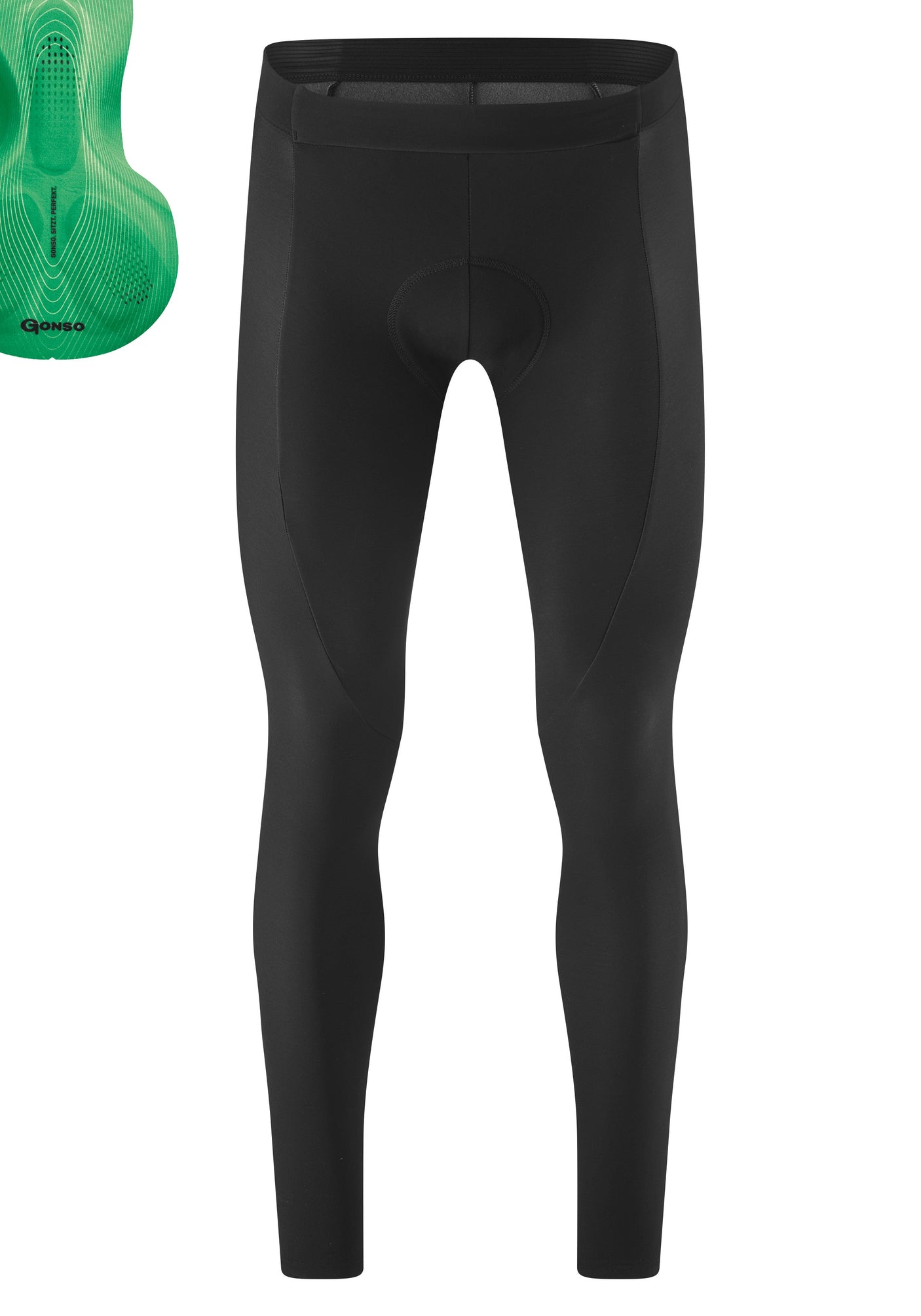 Gonso Sitivo Tight Heren Zwart / Fel Groen