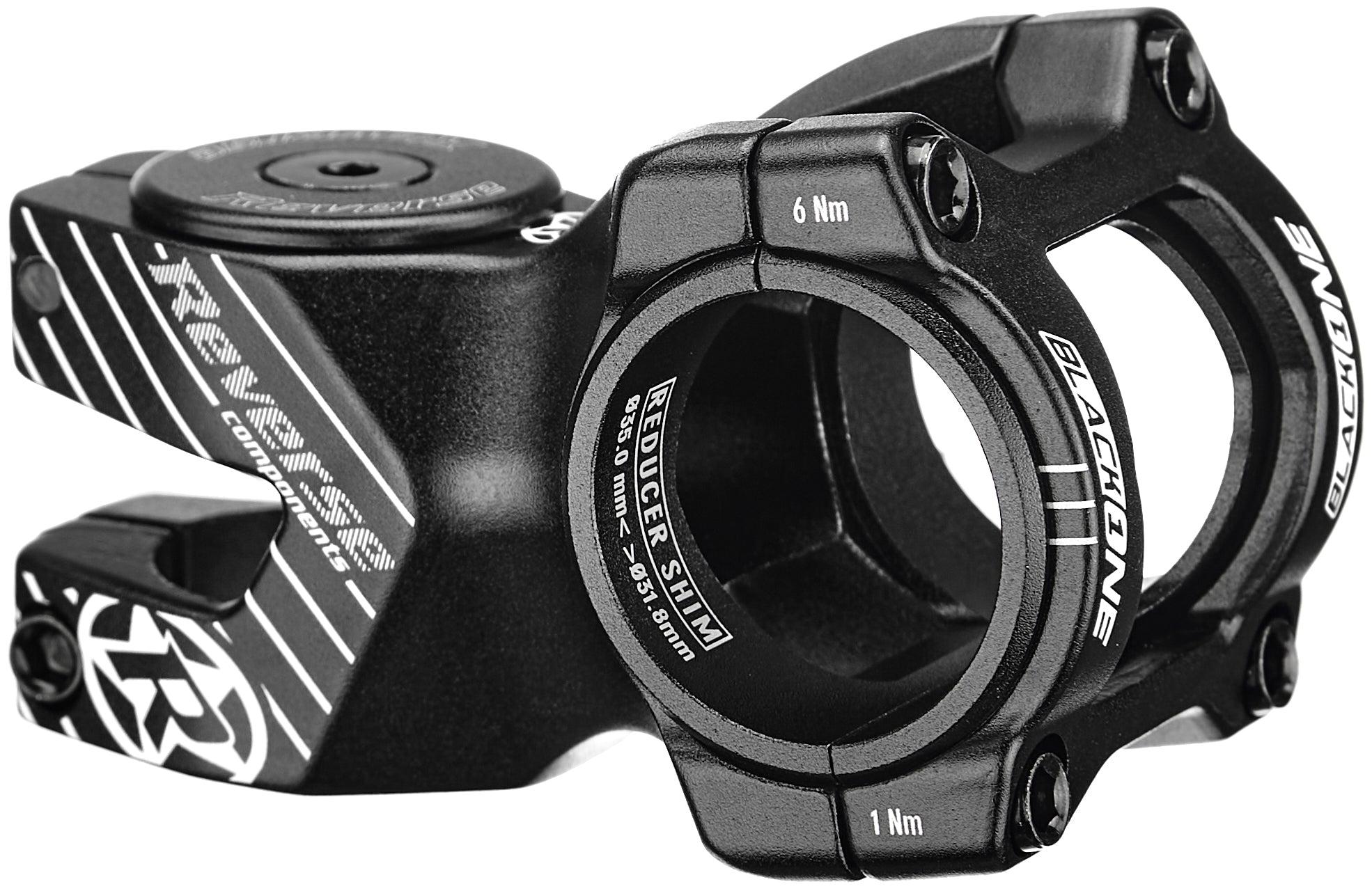 Reverse Black ONE D-2 stuurpen Ø31,8/35mm zwart/grijs