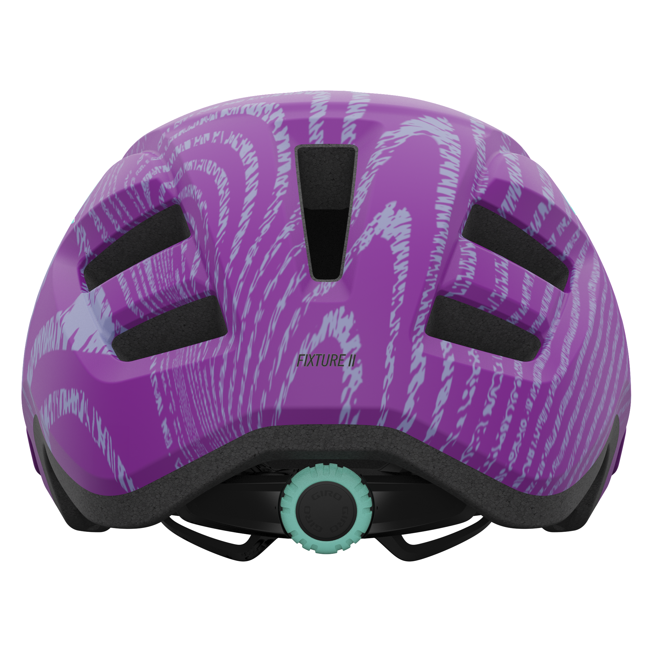 Giro Fixture II Y helm mat paars ripple