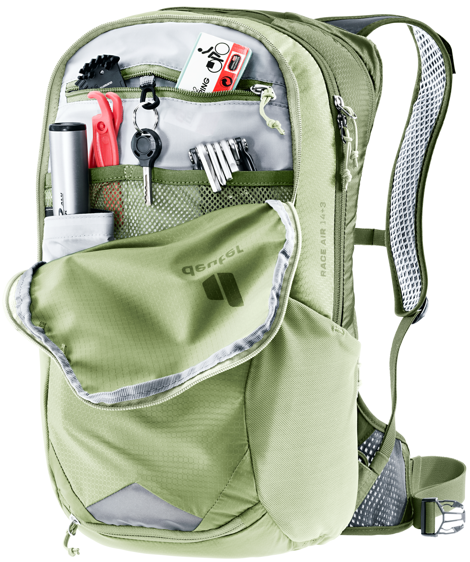 deuter Race Air 14+3 fietsrugzak mineral-grove