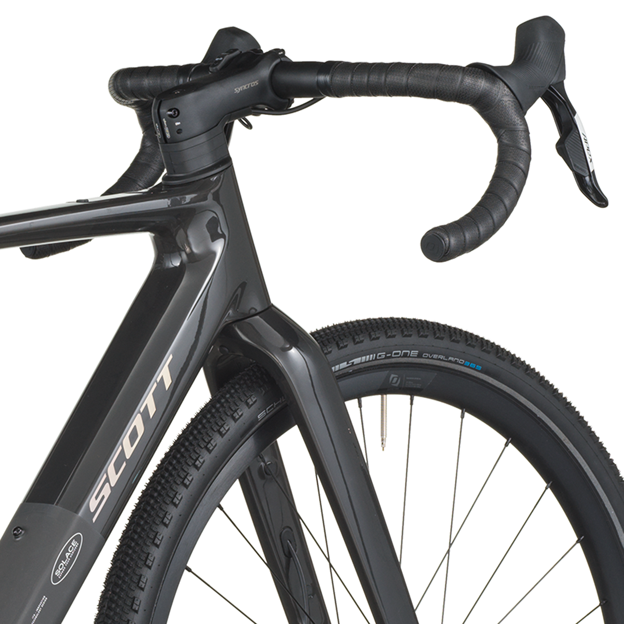 Scott Solace Gravel 30 carbon zwart