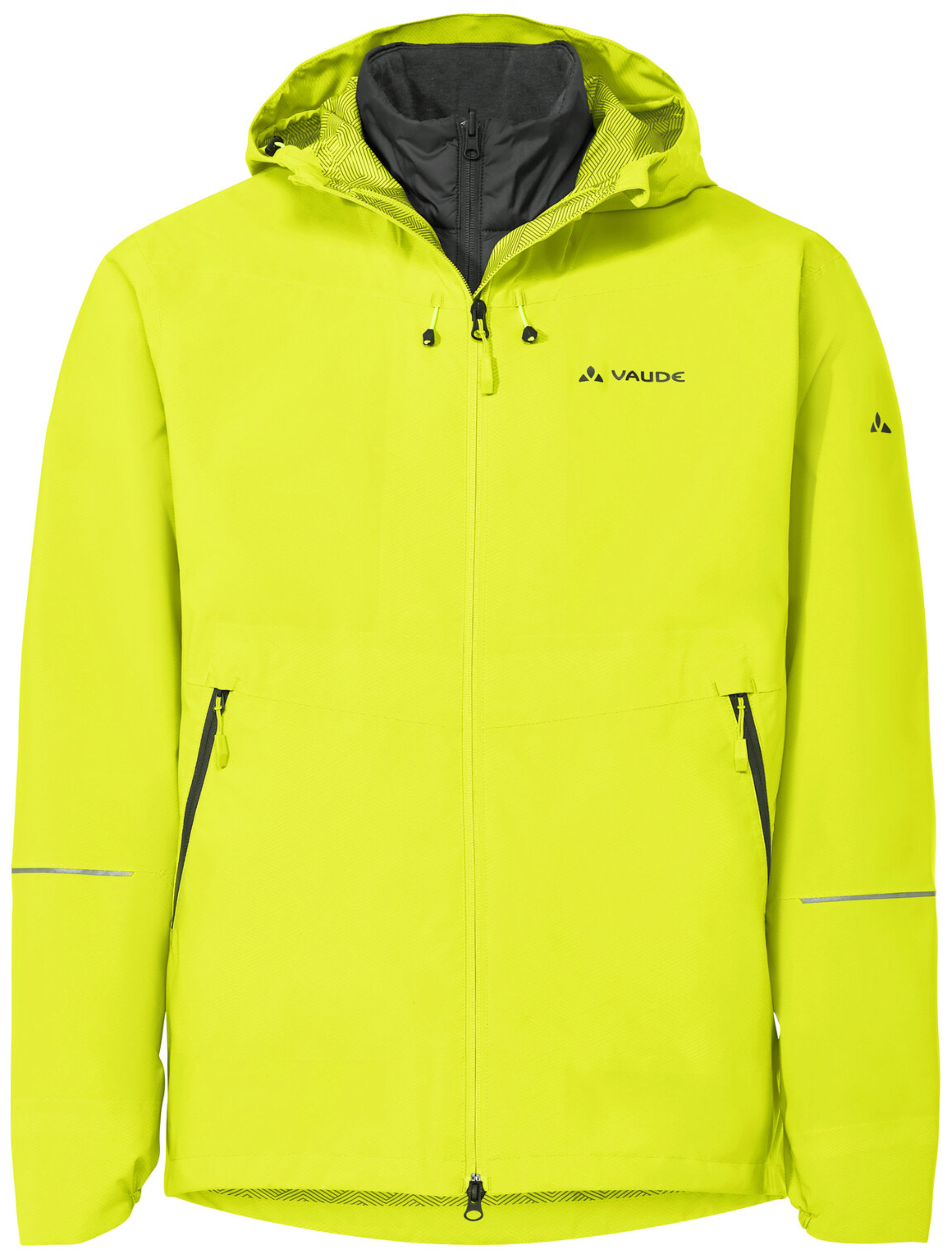 VAUDE Heren Yaras 3in1 Jas II felgroen