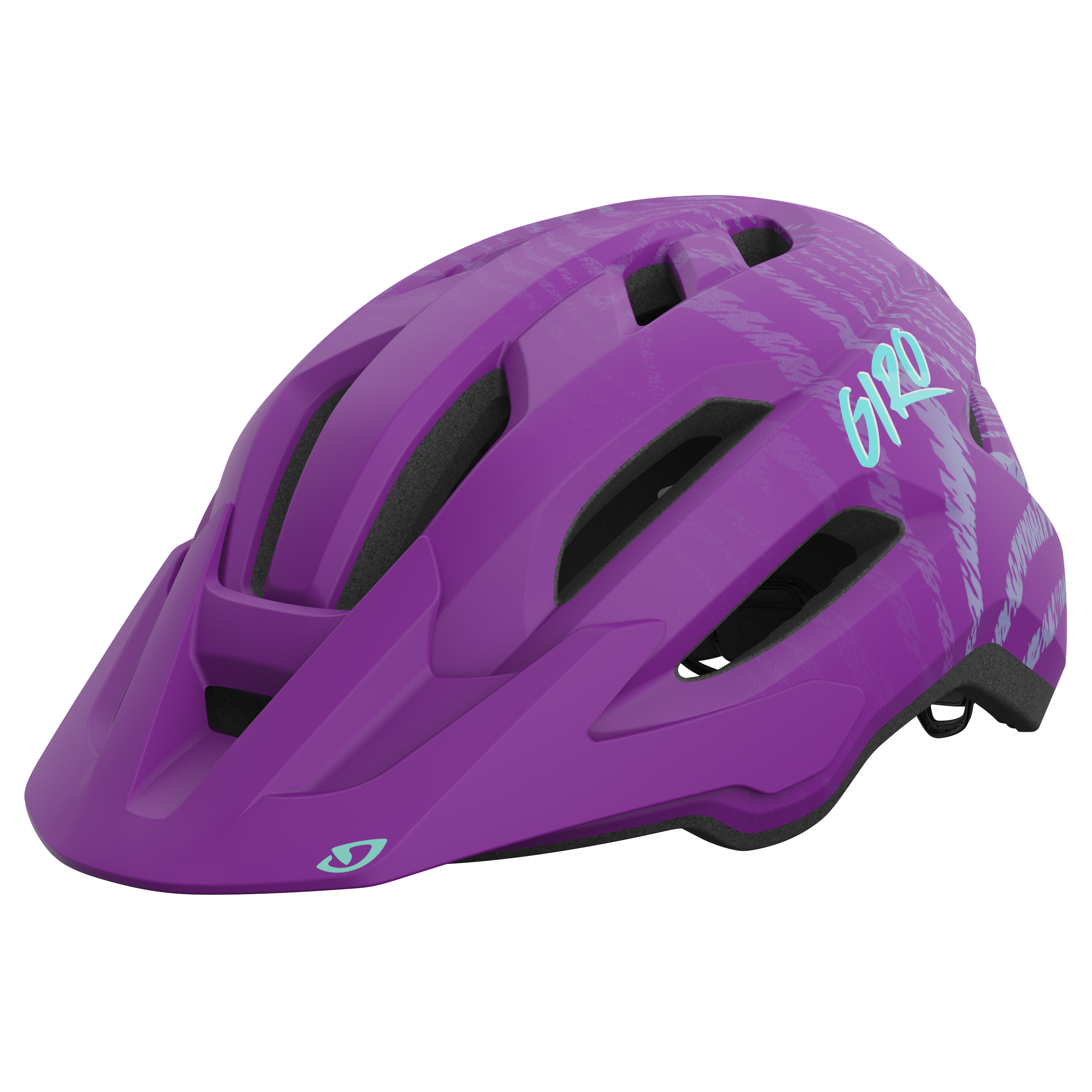 Giro Fixture II Y helm mat paars ripple