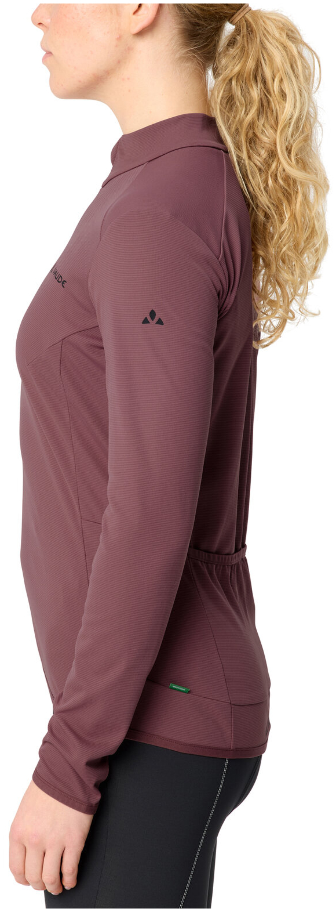 VAUDE Dames Matera LS Tricot II robijnschemering