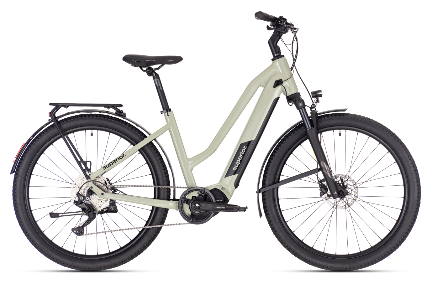Superior eRX 6.4 MS 630Wh GLOSS ZACHT GROEN