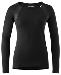 Gonso Base Shirt Longsleeve Therm Dames Zwart – aktuelle Variante