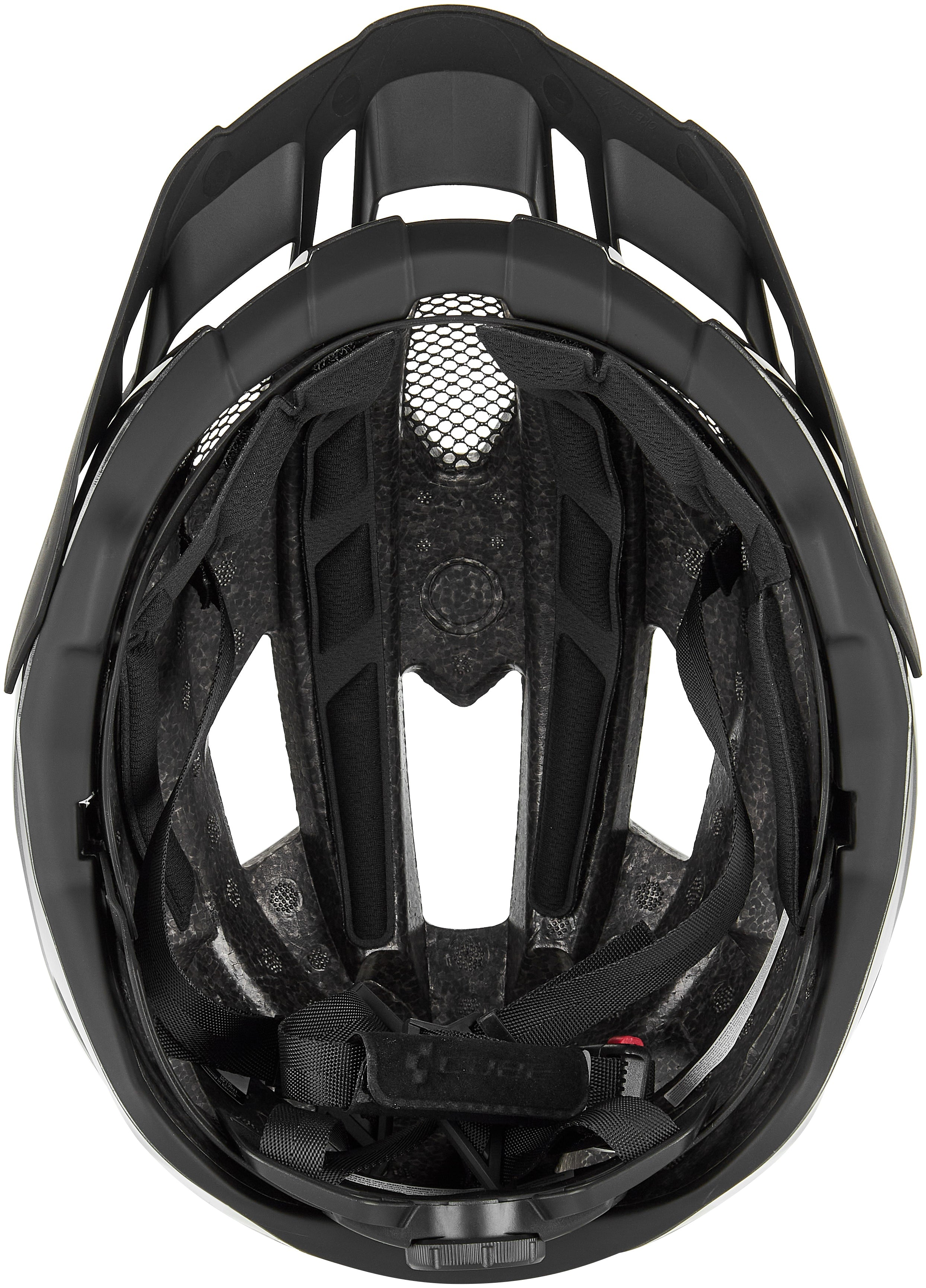 CUBE helm QUEST glanzend iridium zwart