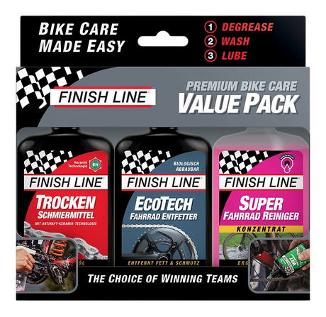 Finish Line Premium Bike Care Waardepakket 3x120ml