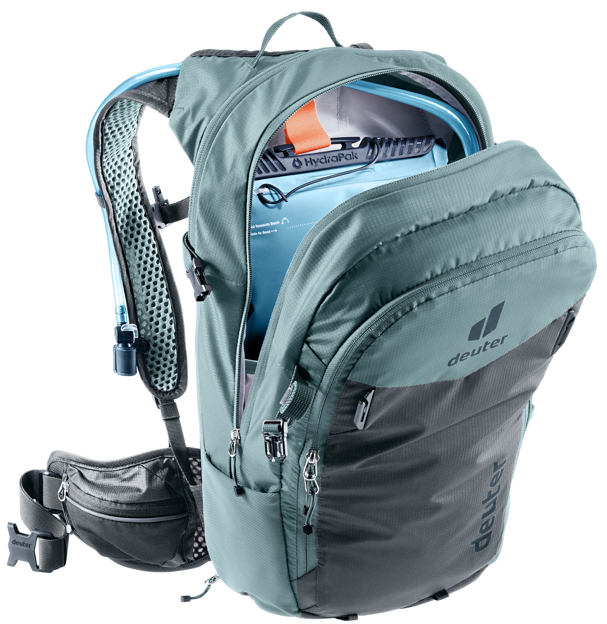 deuter Compact 14+3 fietsrugzak graphite-shale