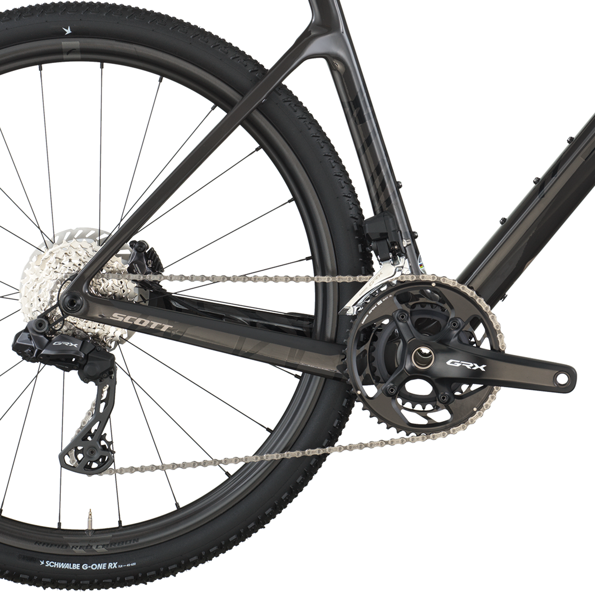 Scott Addict Gravel 15 carbon zwart