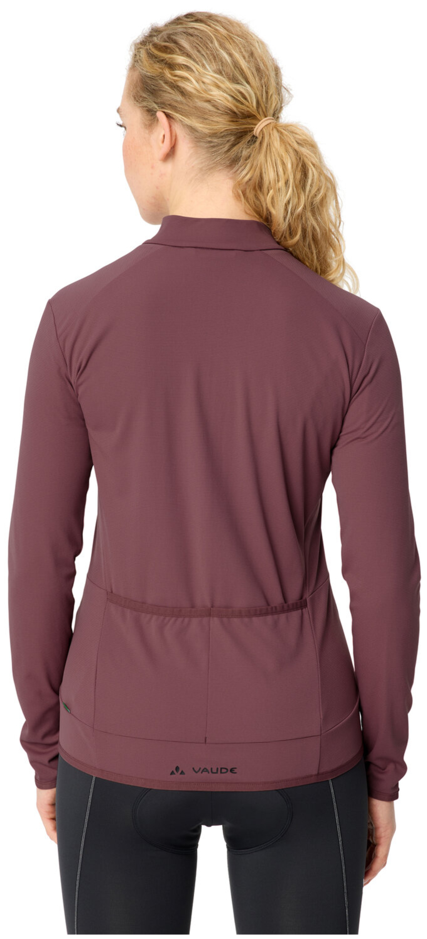 VAUDE Dames Matera LS Tricot II robijnschemering
