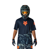 Fox Ranger SS Jersey Img Print Arctisch Blauw
