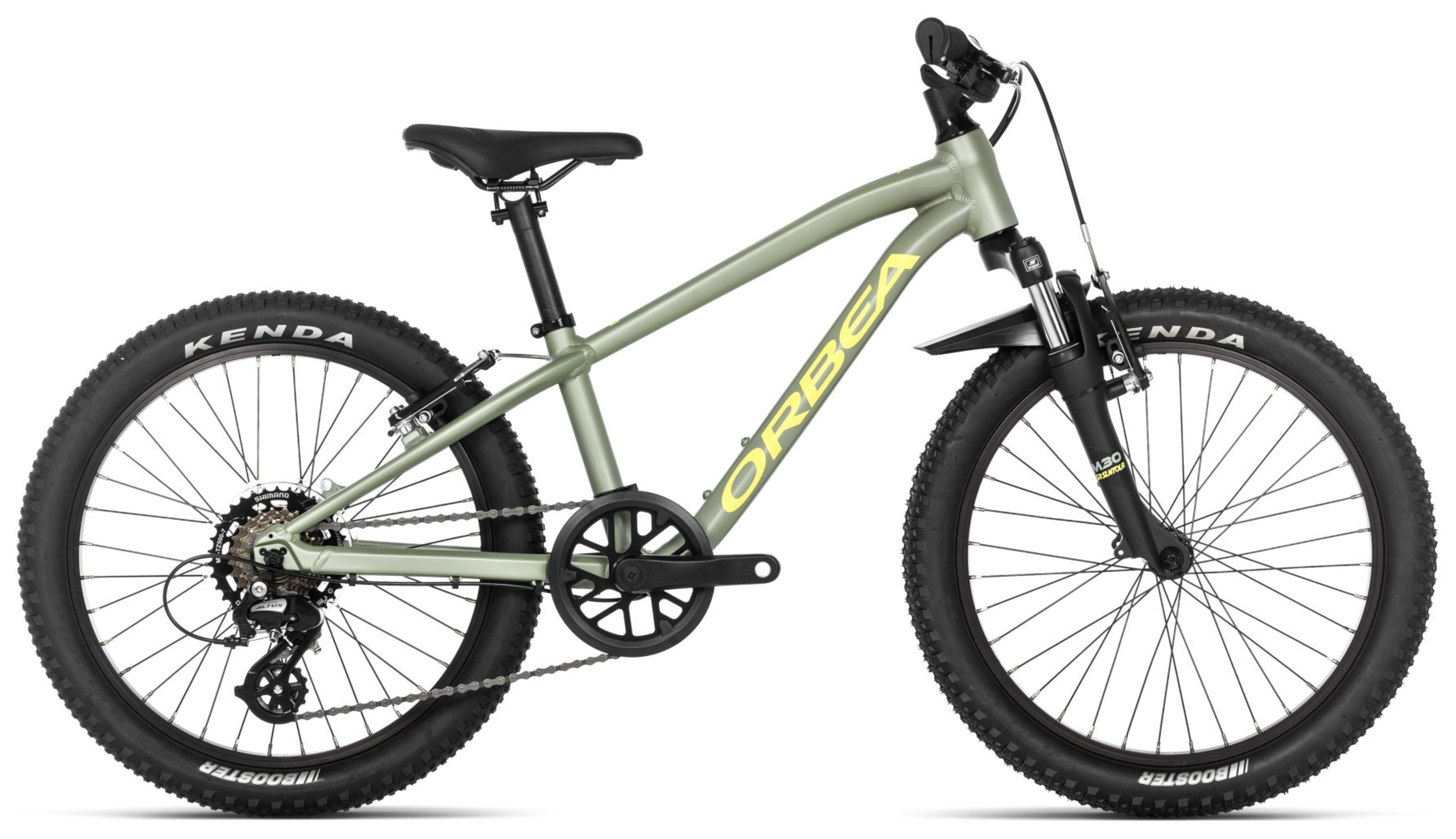 Orbea MX 20 XC Metallic Groen Artisjok (Mat) - Geel (Mat)