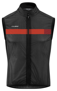 Cube TEAMLINE windvest | Heren fietsvest | black – aktuelle Variante