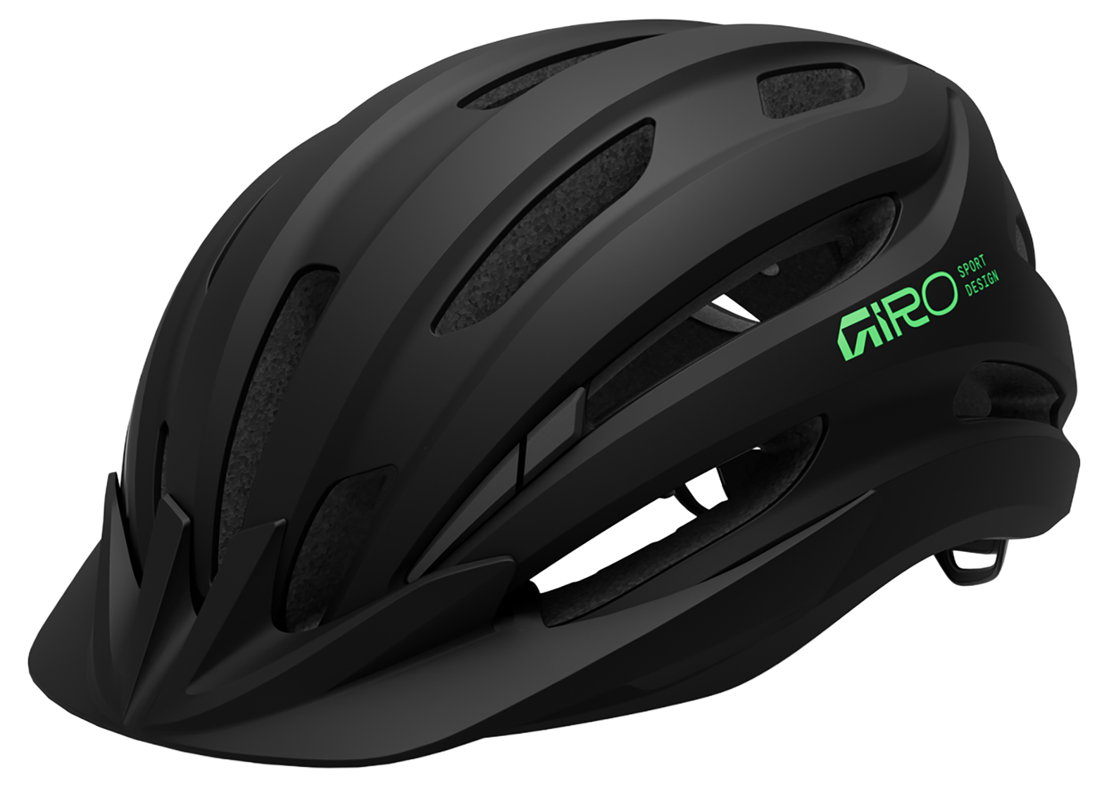 Giro Register II mat zwart/groen