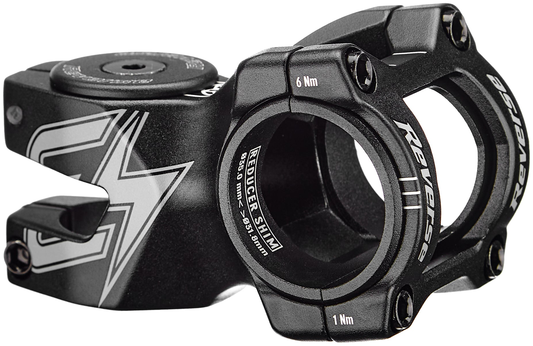 Reverse E-Black ONE D-2 Stuurpen Ø31,8/35mm zwart/grijs