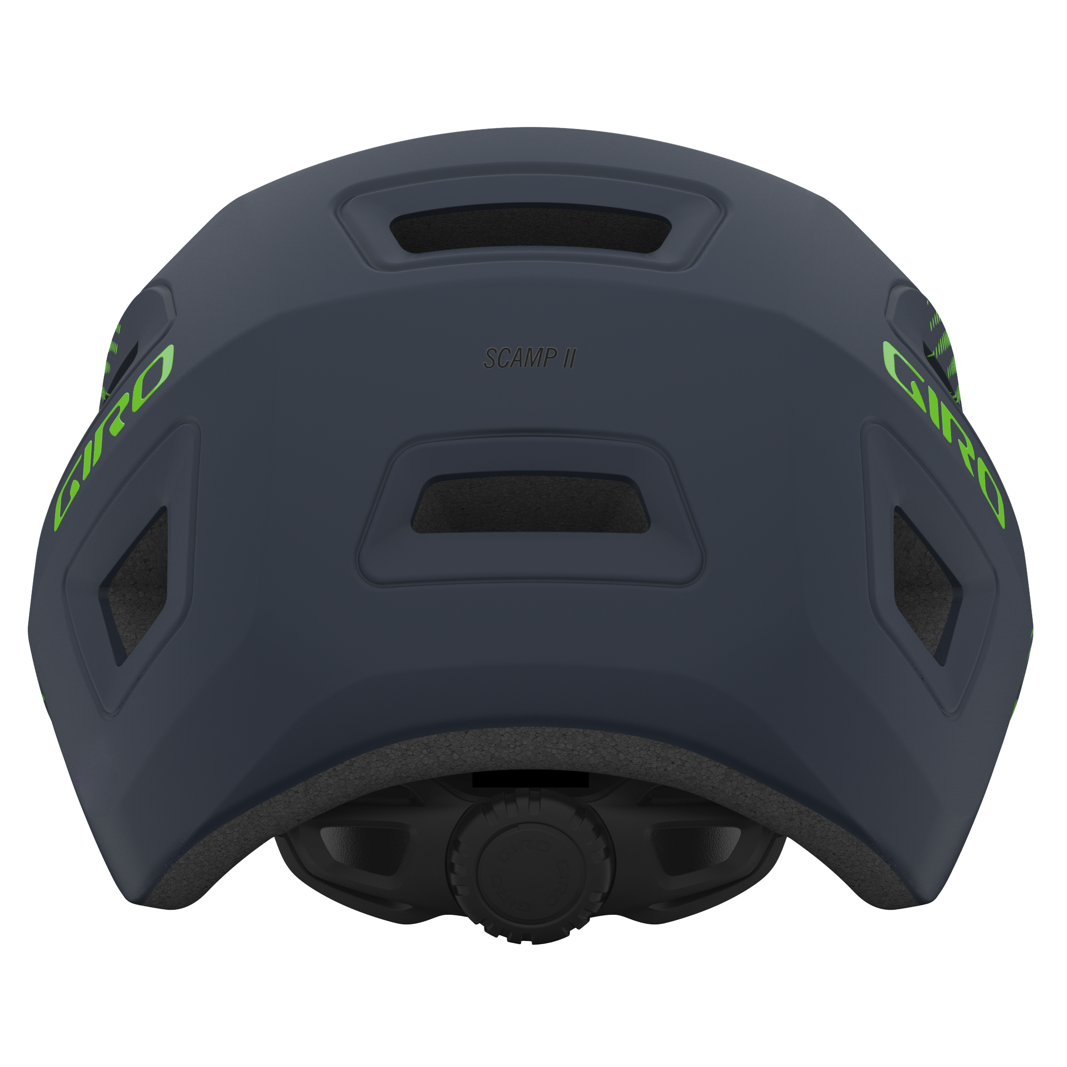 Giro Scamp II helm mat blauw/groene torens