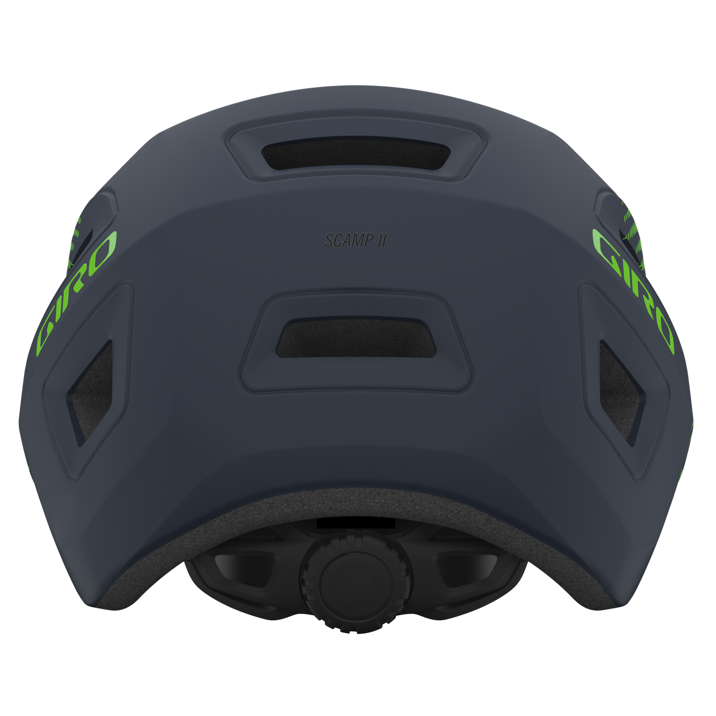 Giro Scamp II helm mat blauw/groene torens