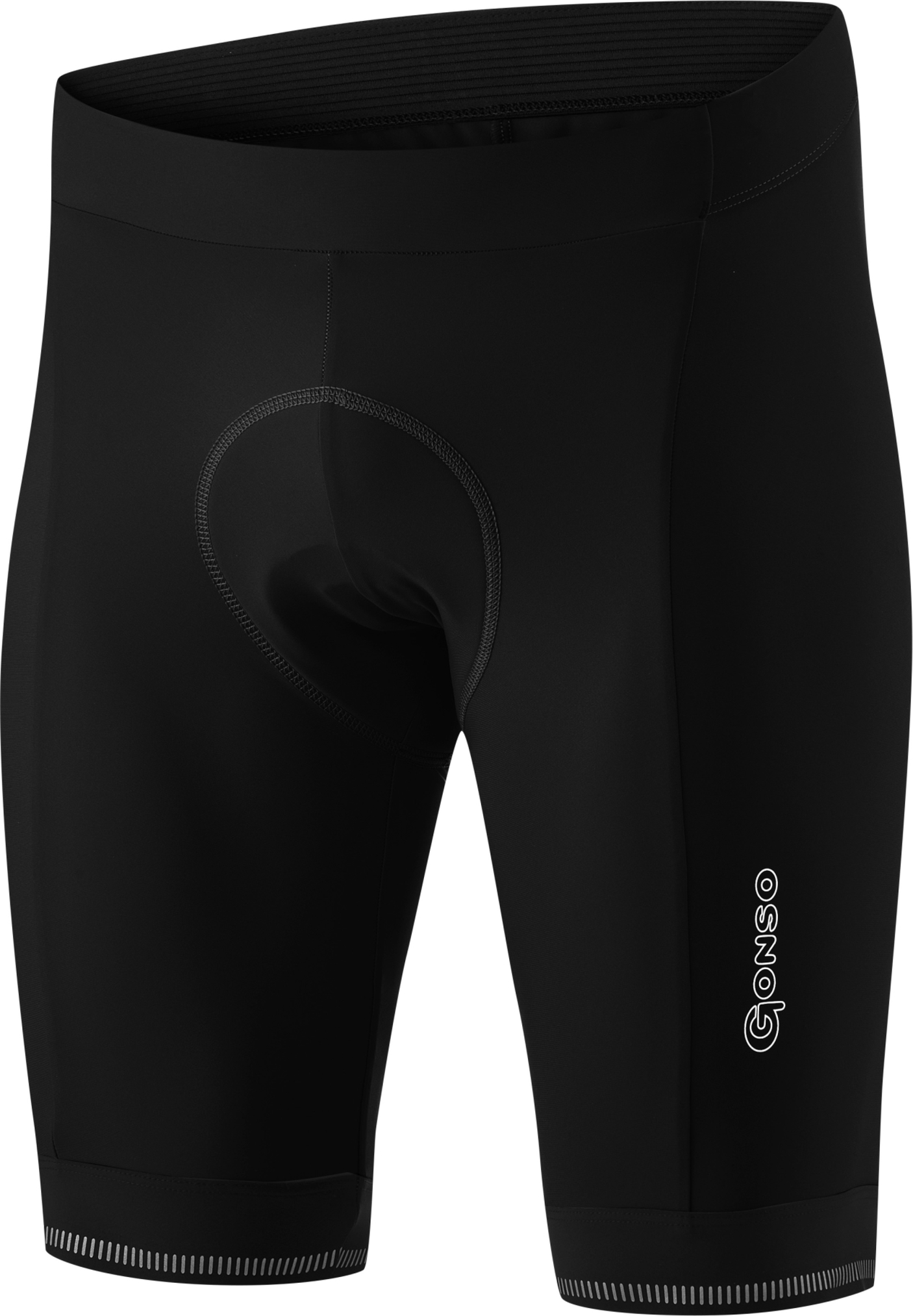Gonso SITIVO - Heren fietsbroek zwart / felgroen