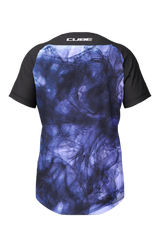 Cube MTB shirt ARTLINE korte mouw blue´n´black