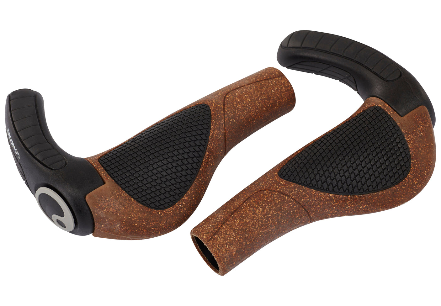 Ergon GP3 BioKork handvatten bruin/zwart