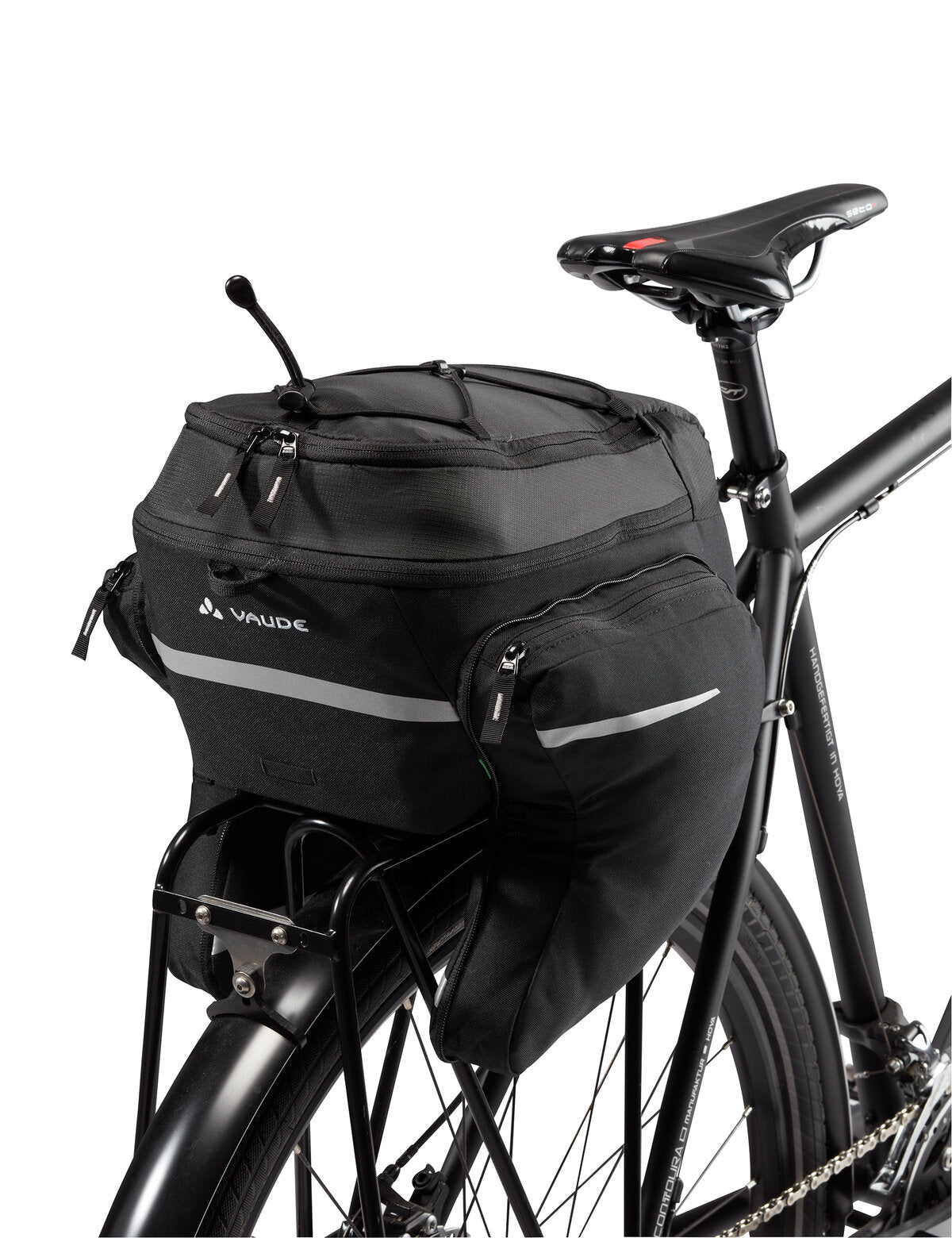 VAUDE Silkroad Plus Bagagedragerstas Snap-It zwart