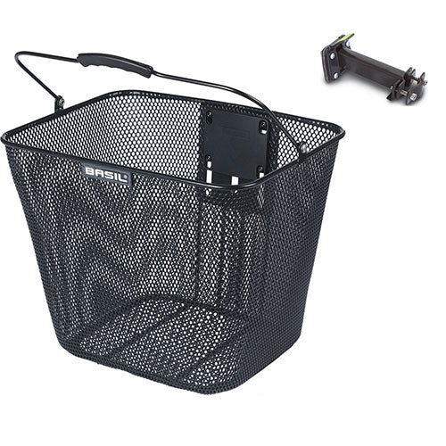 Basil BILBAO voorwielmand zwart